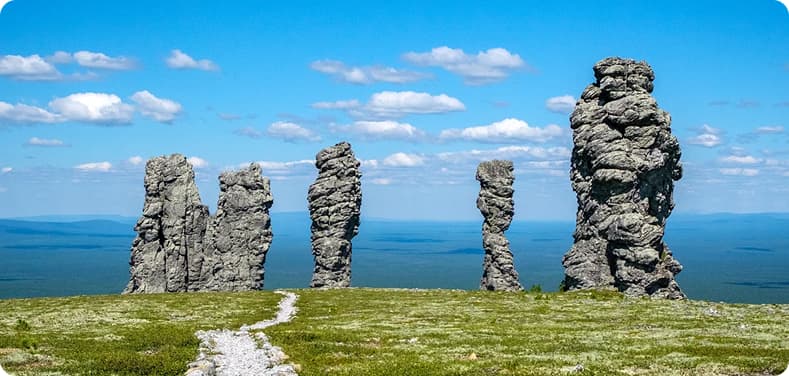 Дикая красота Уральских гор